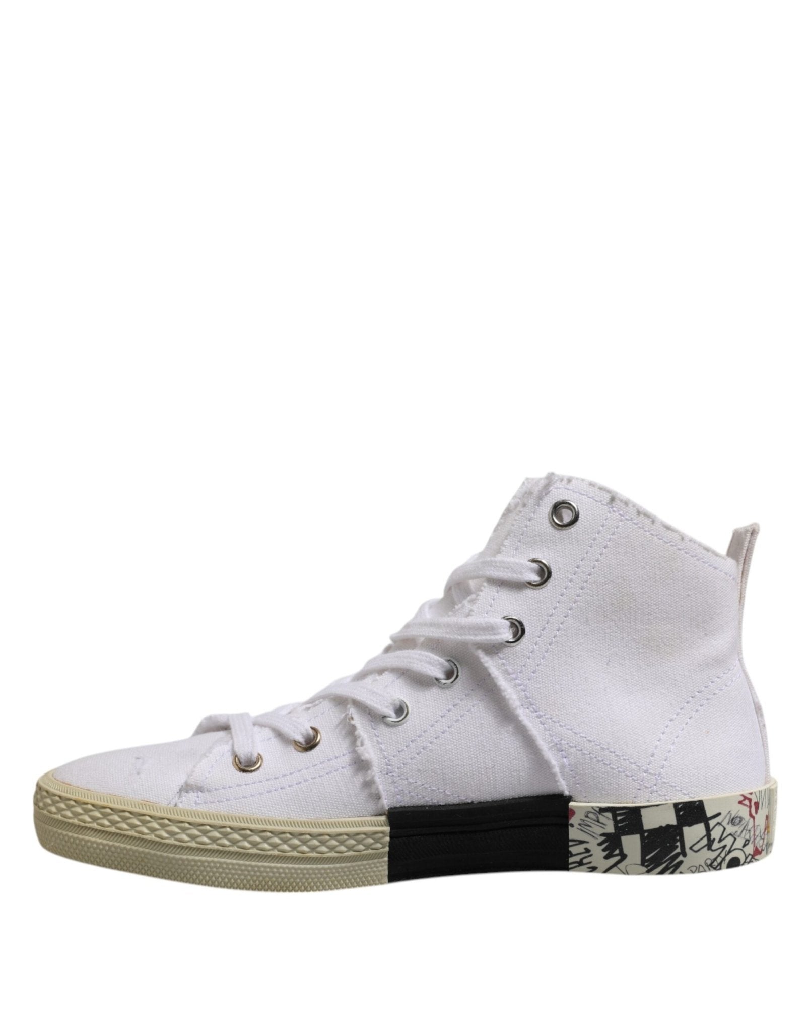 White Lace Up Mid Top Women Sneakers Shoes - TIZZIL