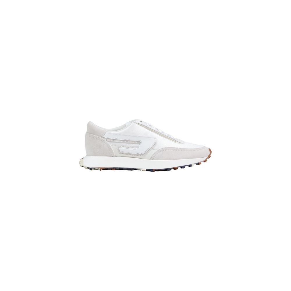 White Leather Athletic Sneakers - TIZZIL