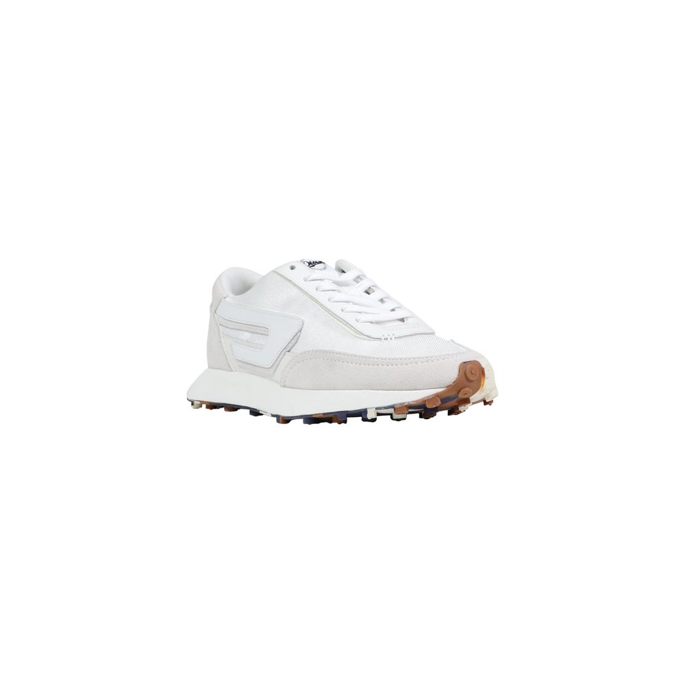 White Leather Athletic Sneakers - TIZZIL