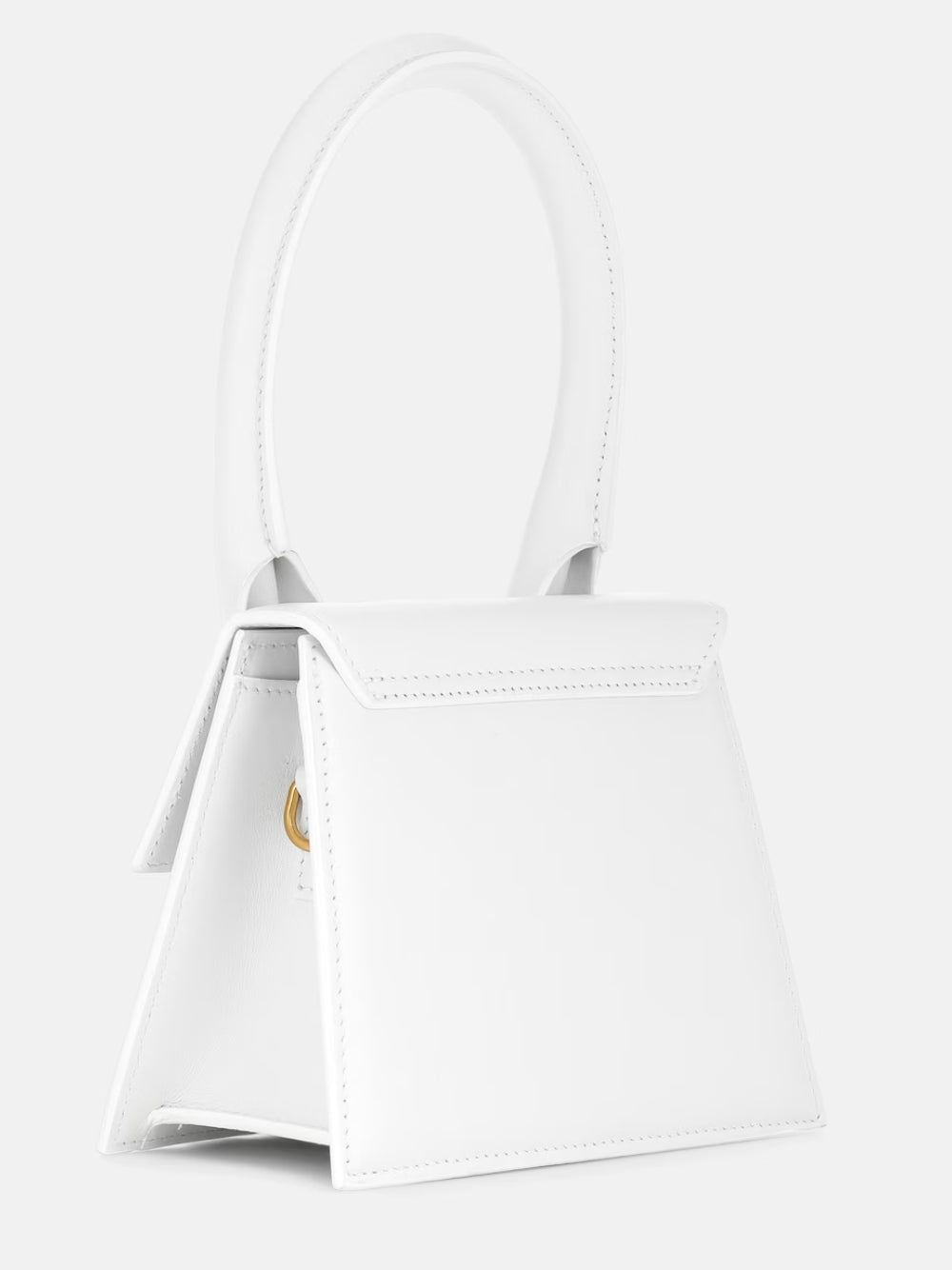 White Leather Le Chiquito moyen bag - TIZZIL