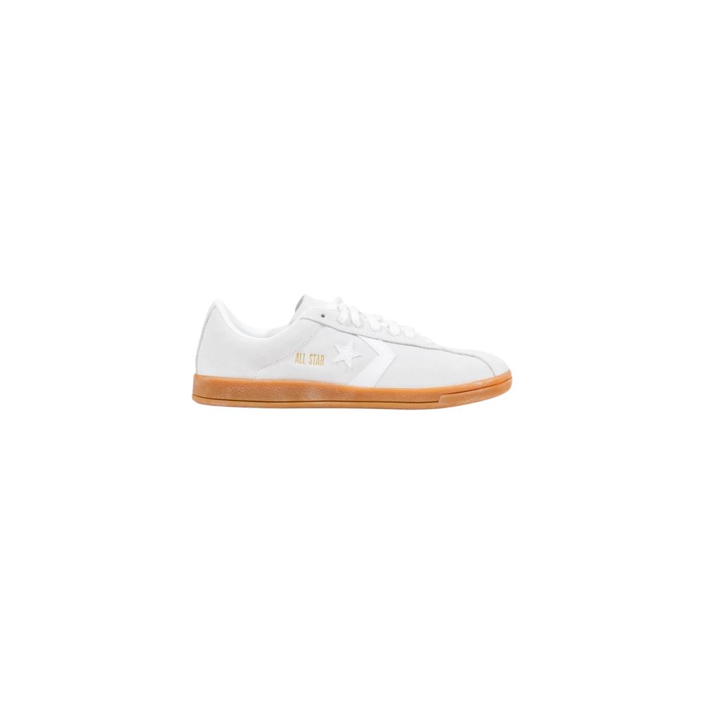 White Leather Low Top Sneakers - TIZZIL