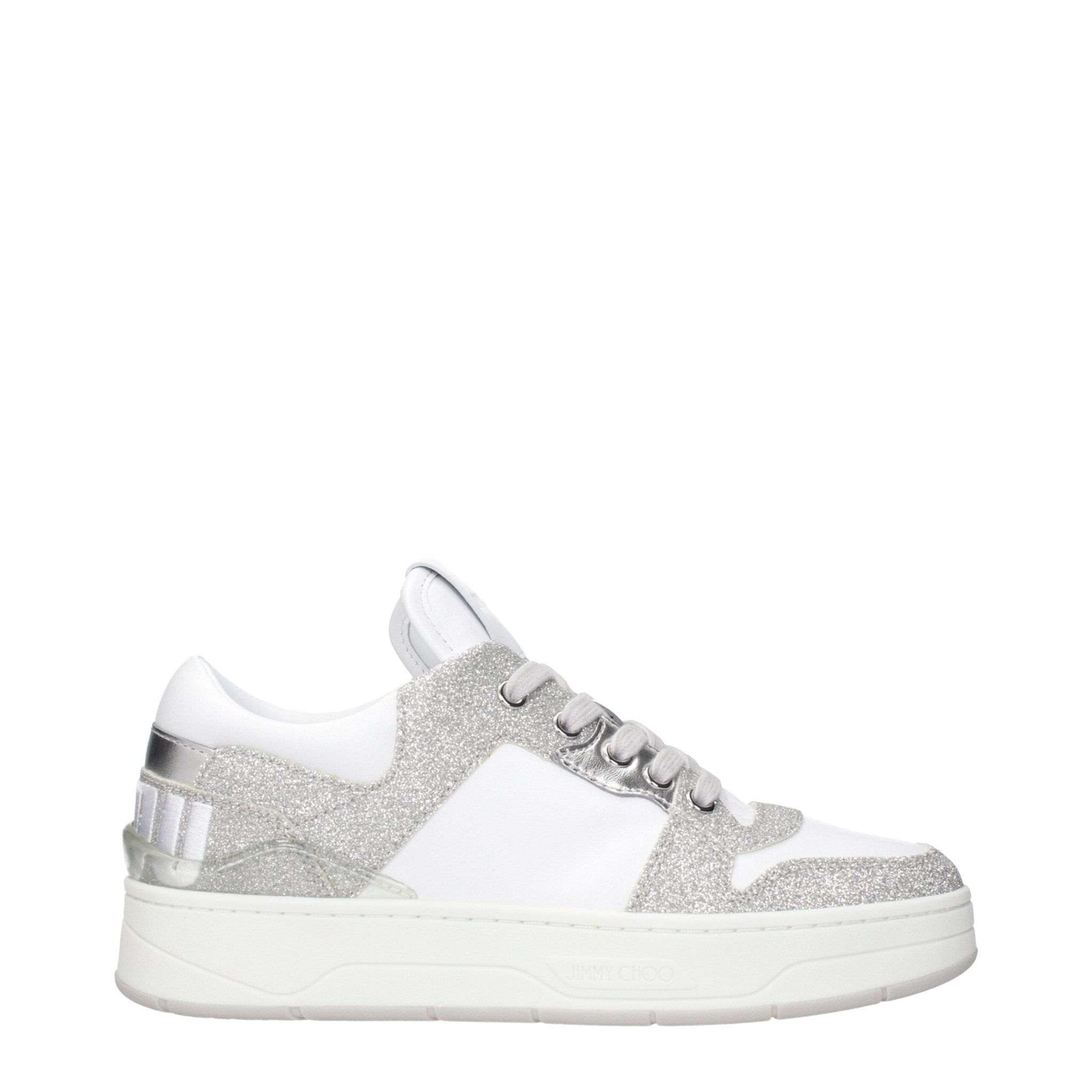 White Leather Low Top Sneakers - TIZZIL