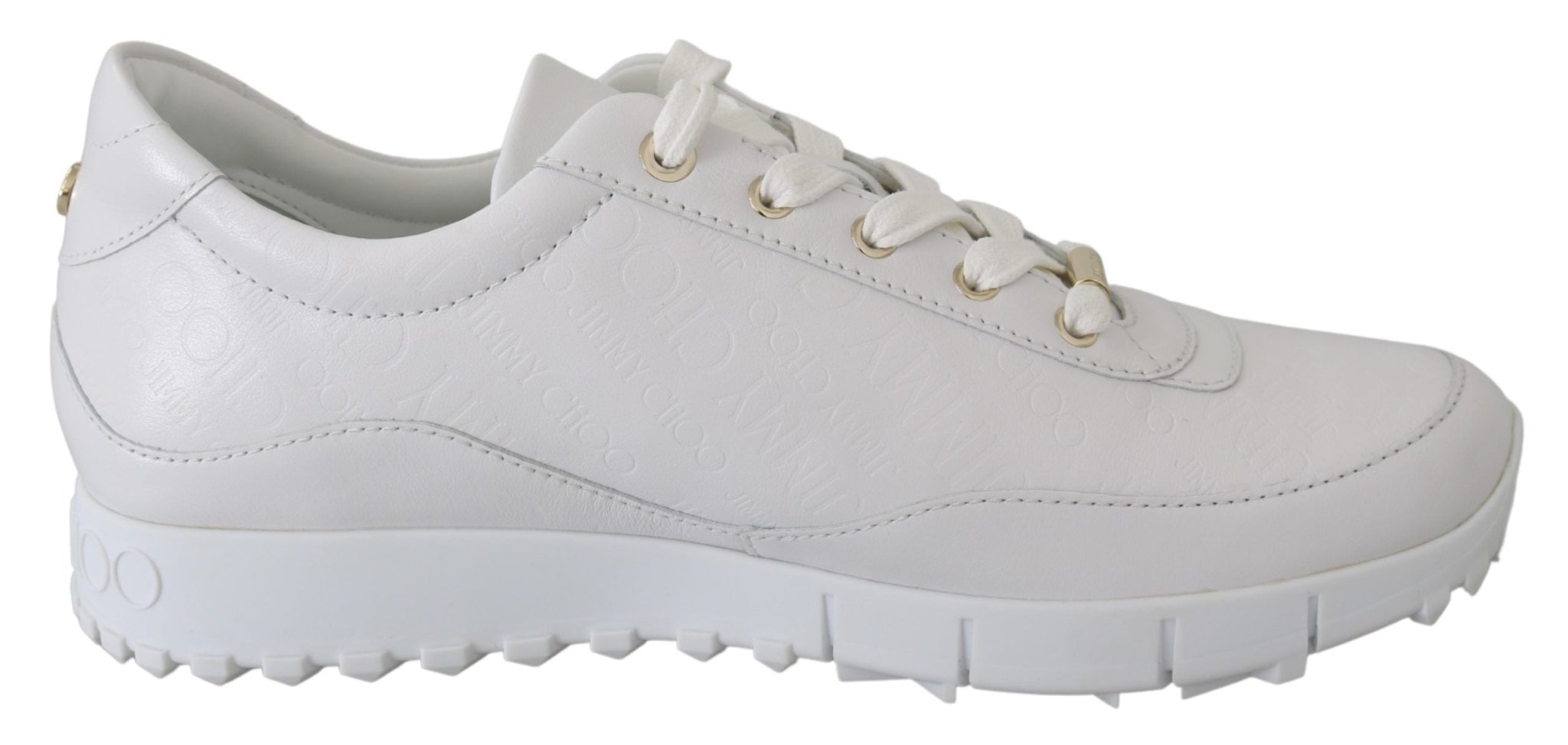 White Leather Monza Sneakers - TIZZIL