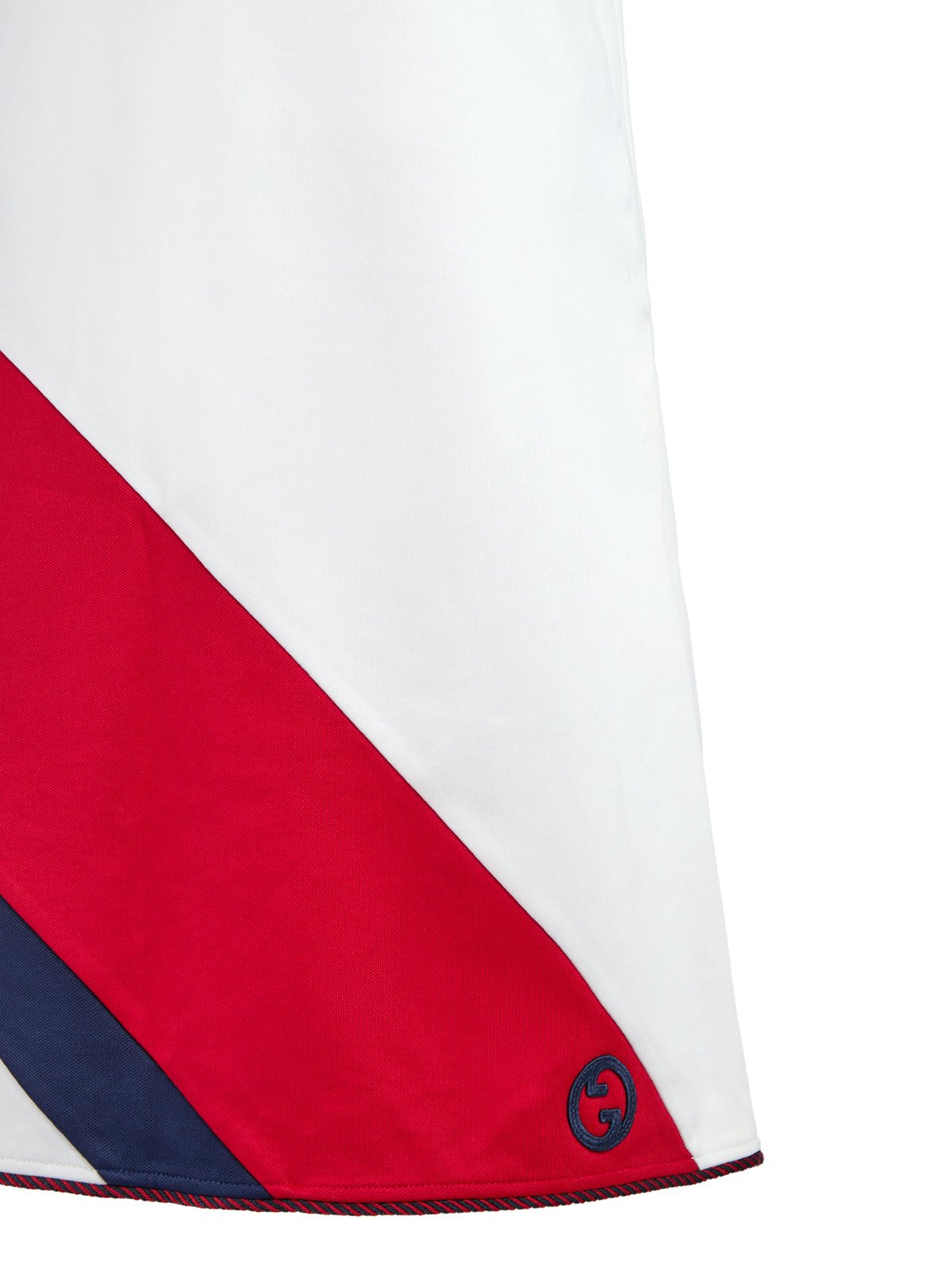 White polyester and Cotton short dress - TIZZIL