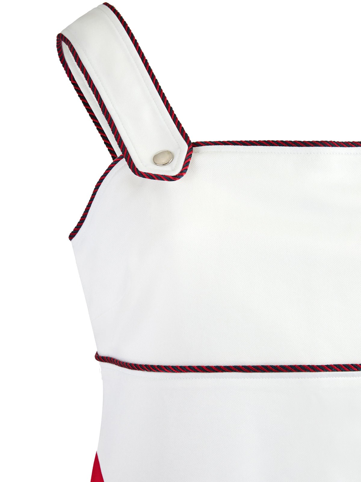 White polyester and Cotton short dress - TIZZIL