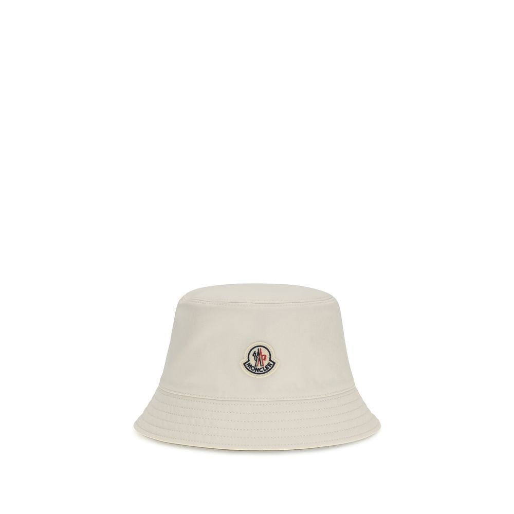 White Polyester Bucket Hat - TIZZIL