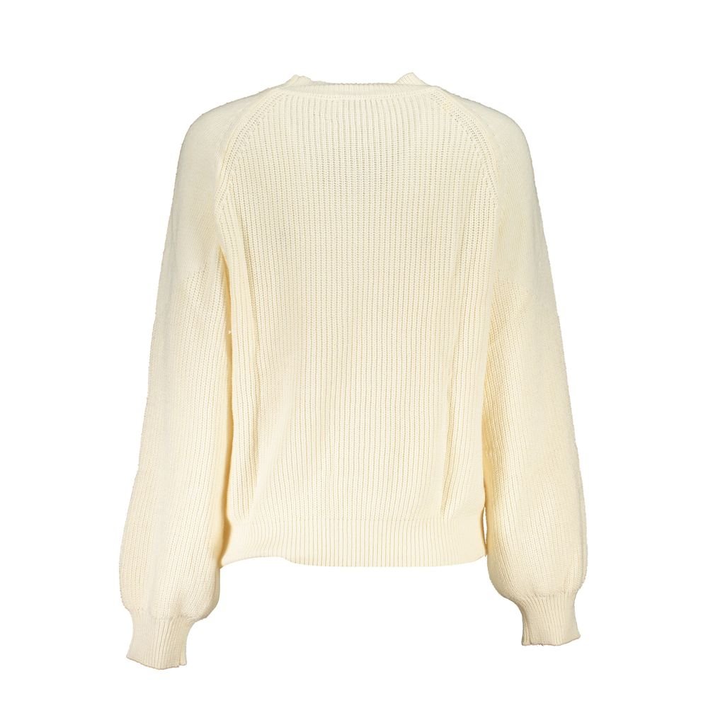 White Polyester Women's Sweater - TIZZIL