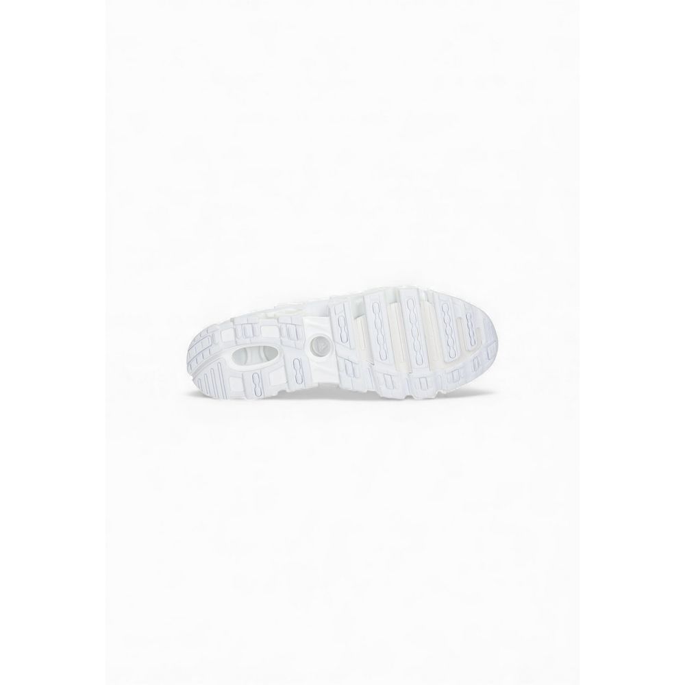 White Synthetic Athletic Sneakers - TIZZIL