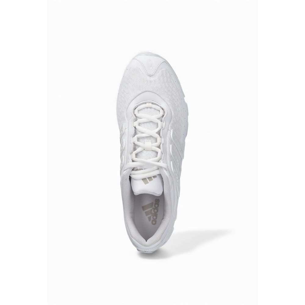 White Synthetic Athletic Sneakers - TIZZIL