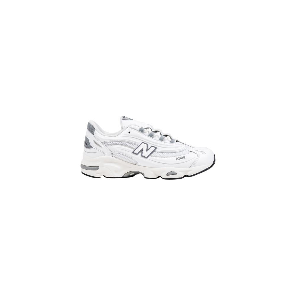 White Synthetic Athletic Sneakers - TIZZIL