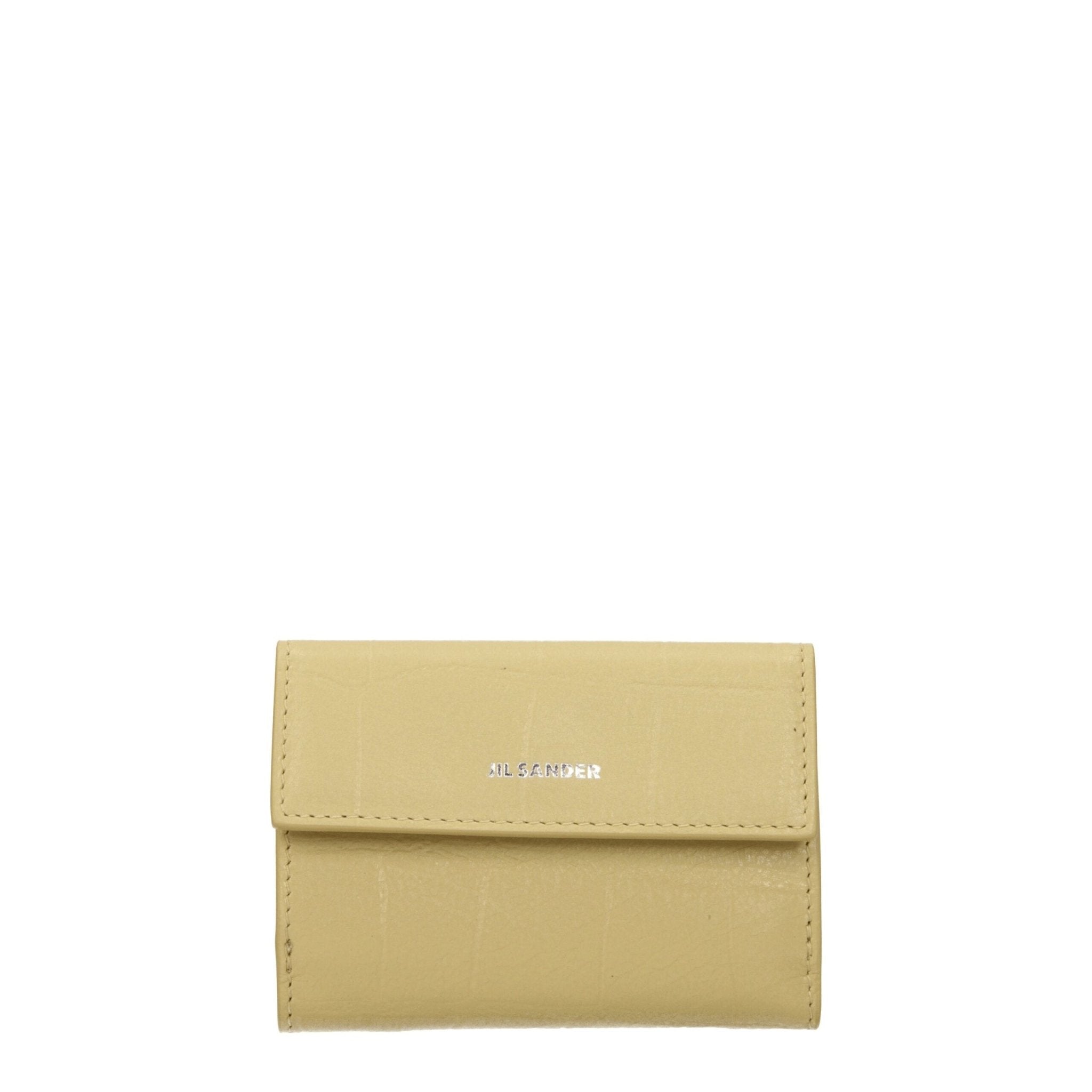 Yellow Leather Wallet - TIZZIL