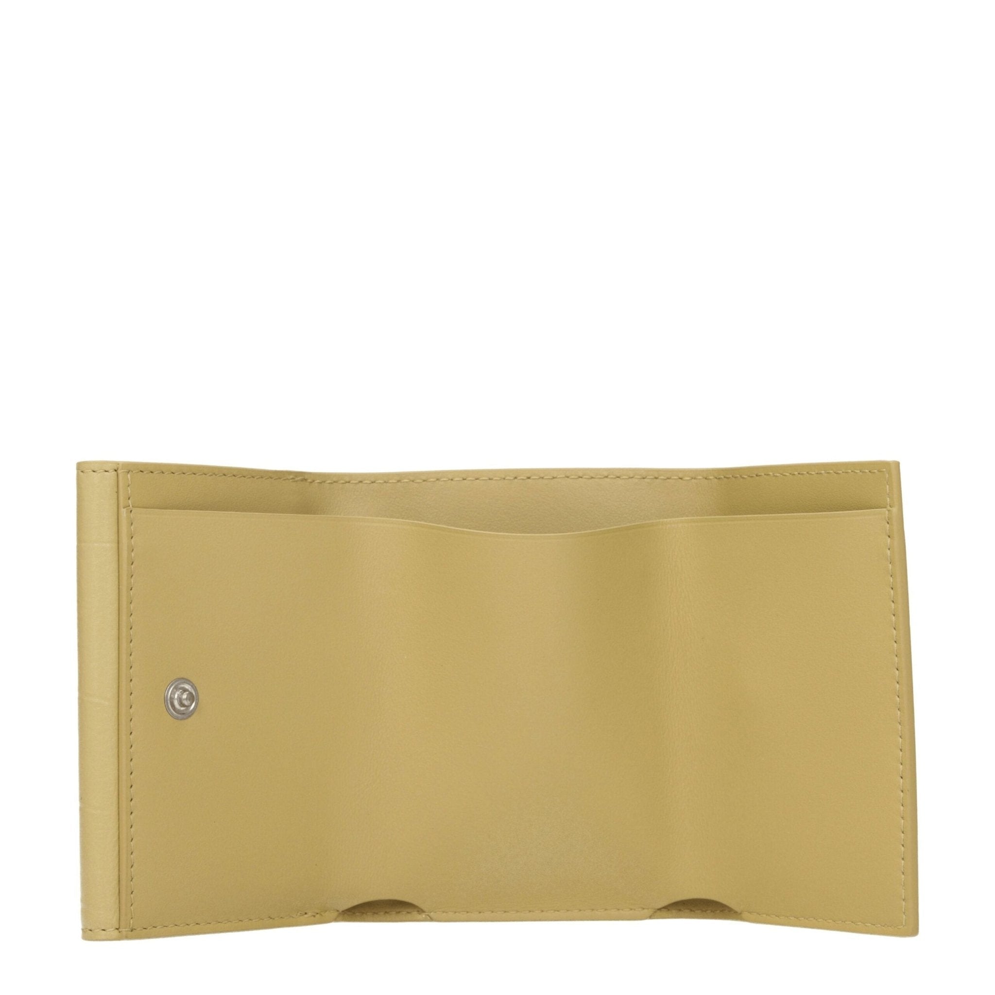 Yellow Leather Wallet - TIZZIL