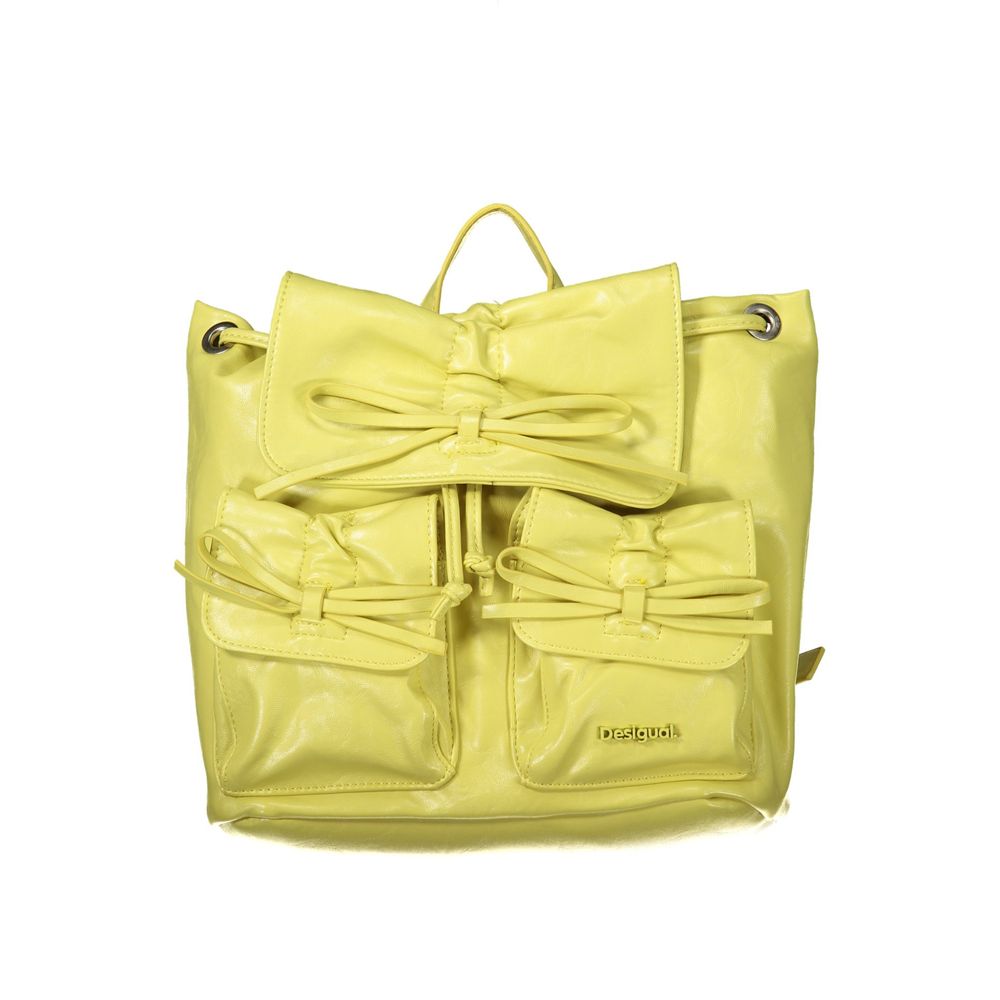 Yellow Polyethylene Backpack - TIZZIL